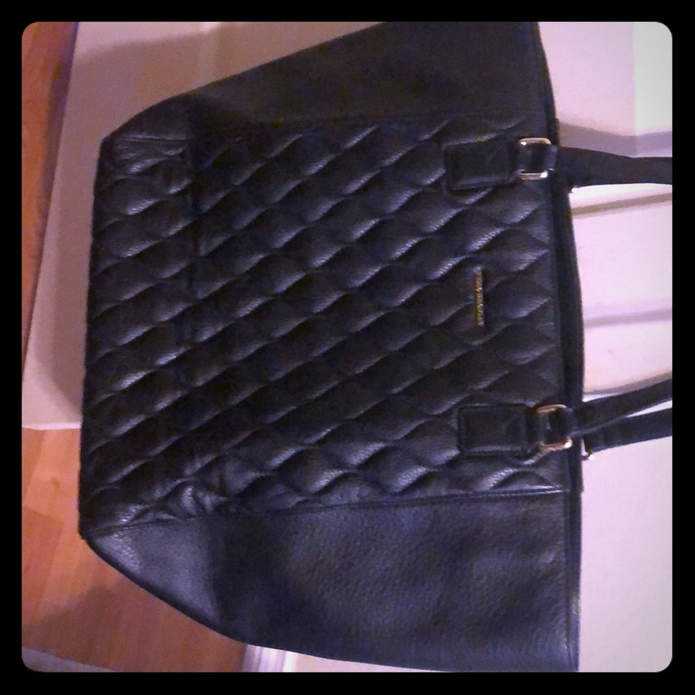 Vera Bradley quilted leather tote